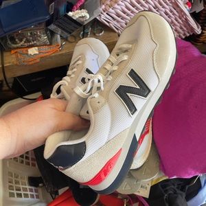 New men’s new balance, 515 running sneaker in blue and red